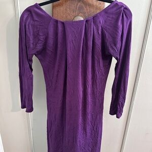 TED BAKER Sheath Dress Plum Eggplant Purple Women's Size 2